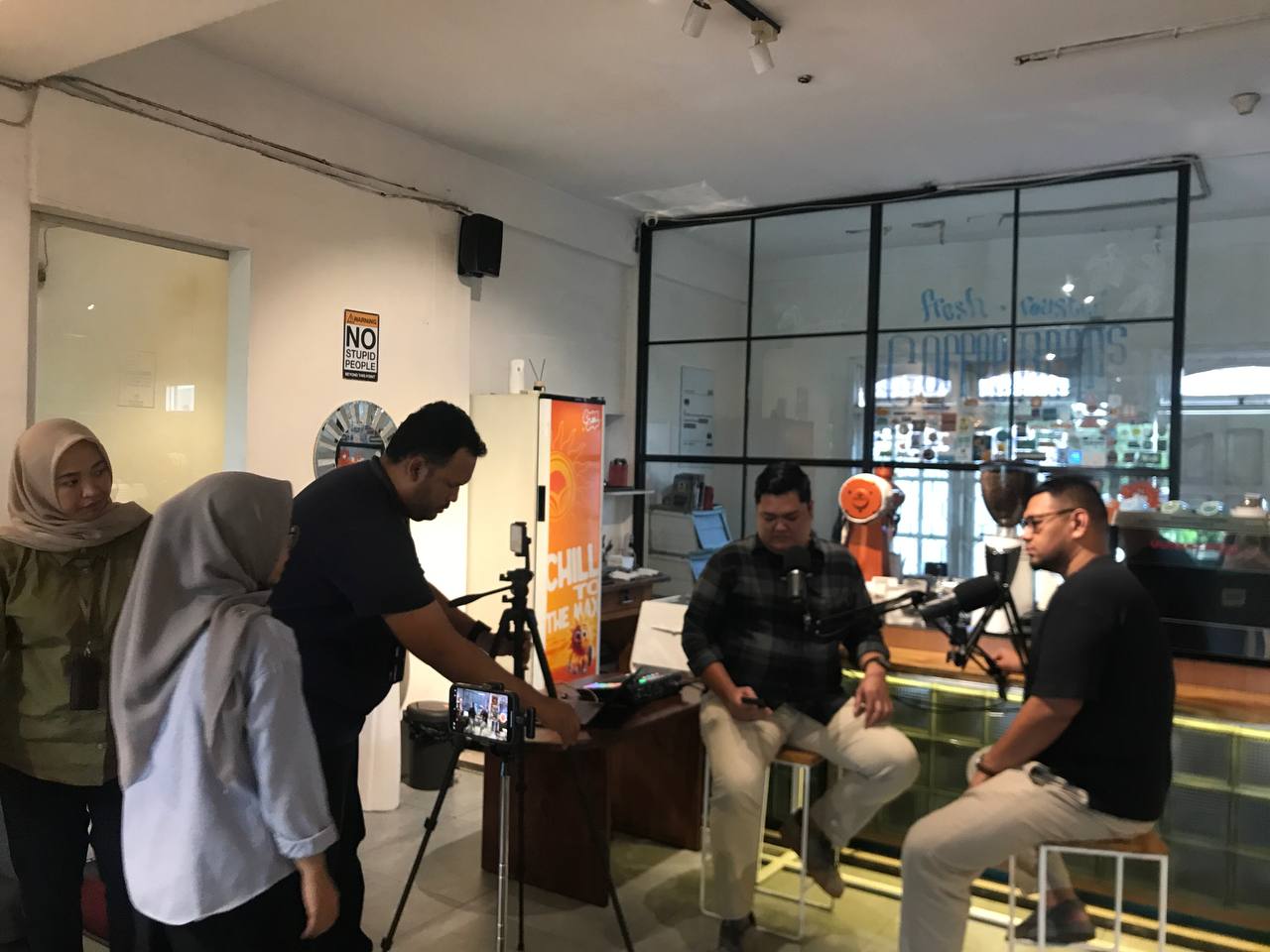 Telkom Regional IV Kalimantan Apresiasi Enjoy Senja Coffee, Angkat Cerita Bisnis Lokal Lewat Podcast #JoinTalk