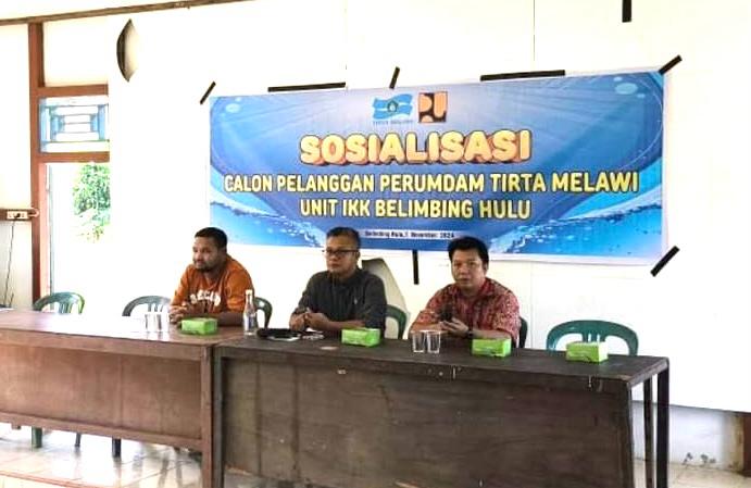 Bulan Ini, Warga Belimbing Hulu akan Menikmati Air dari Perumdam Tirta Melawi