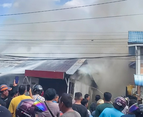 Kronologi Kebakaran 10 Ruko Terbakar di Jalan Cempaka Mempawah Sempat Ada Ledakan Kecil