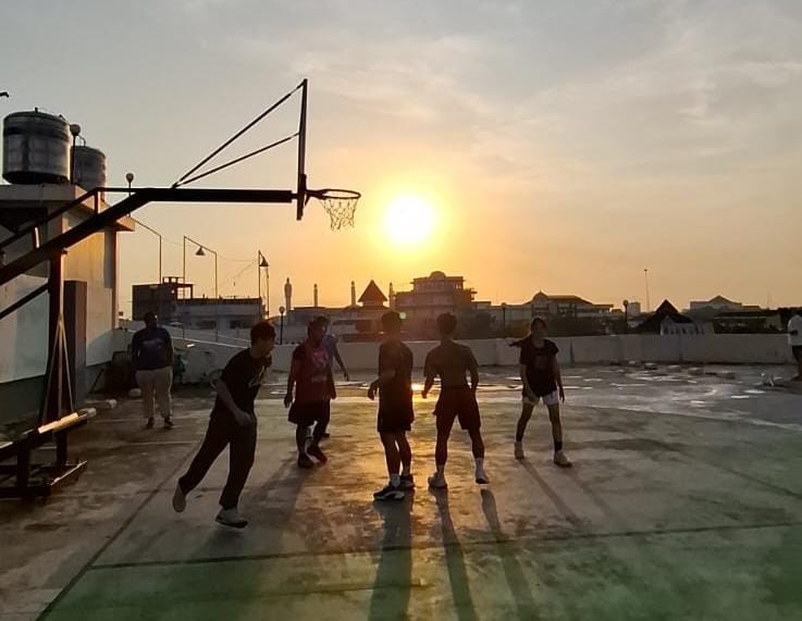 Dukung Basket Usia Dini, Lapangan di Gedung Parkir Pontianak Jadi Terobosan Baru