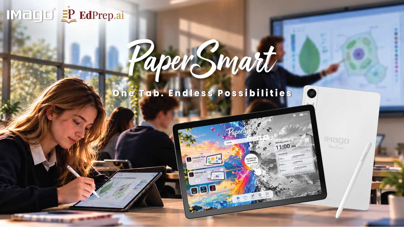 IMAGO Technologies Meluncurkan PaperSmart Dual-Mode Tablet dengan EdPrep.ai