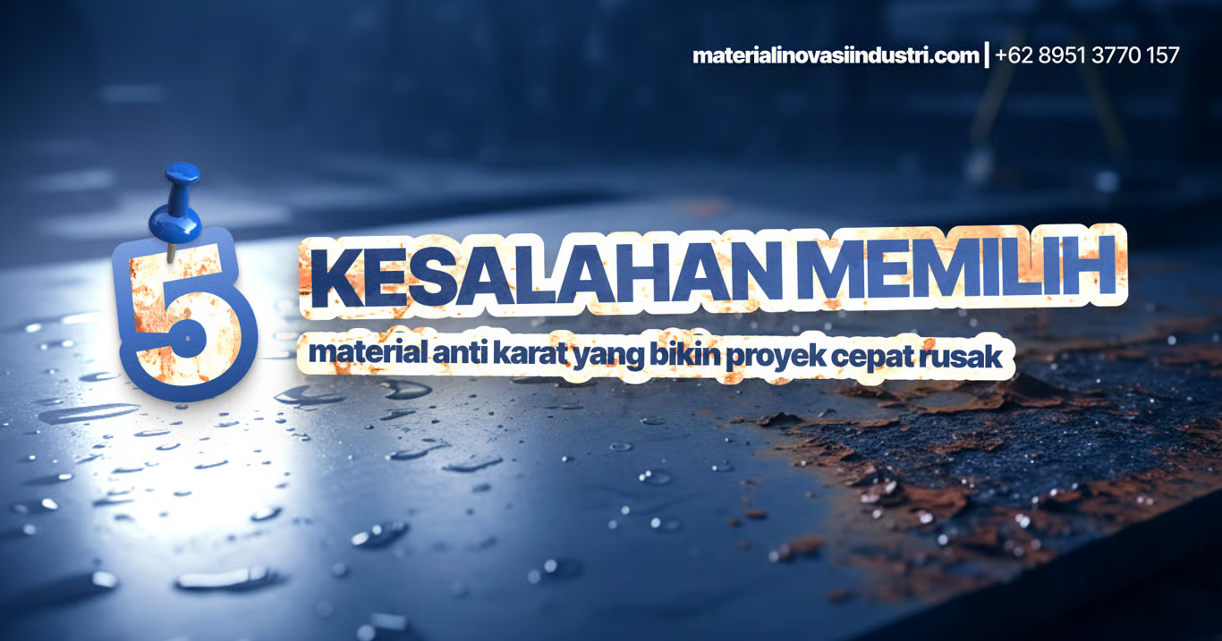 5 Kesalahan Memilih Material Anti Karat yang Bikin Proyek Cepat Rusak