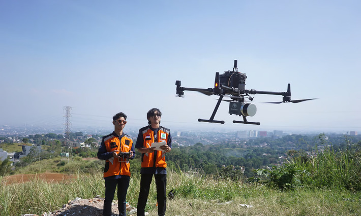 Terra Drone Indonesia Lakukan Pemetaan Udara dan LiDAR 3D di Kota Depok