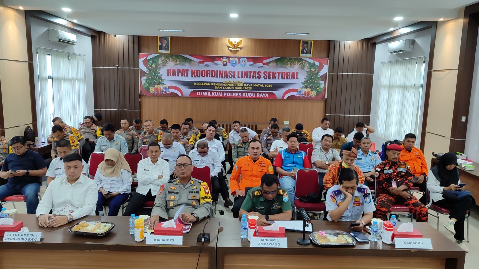 Polres Kubu Raya Siapkan 520 Personel Gabungan untuk Amankan Natal dan Tahun Baru 2025