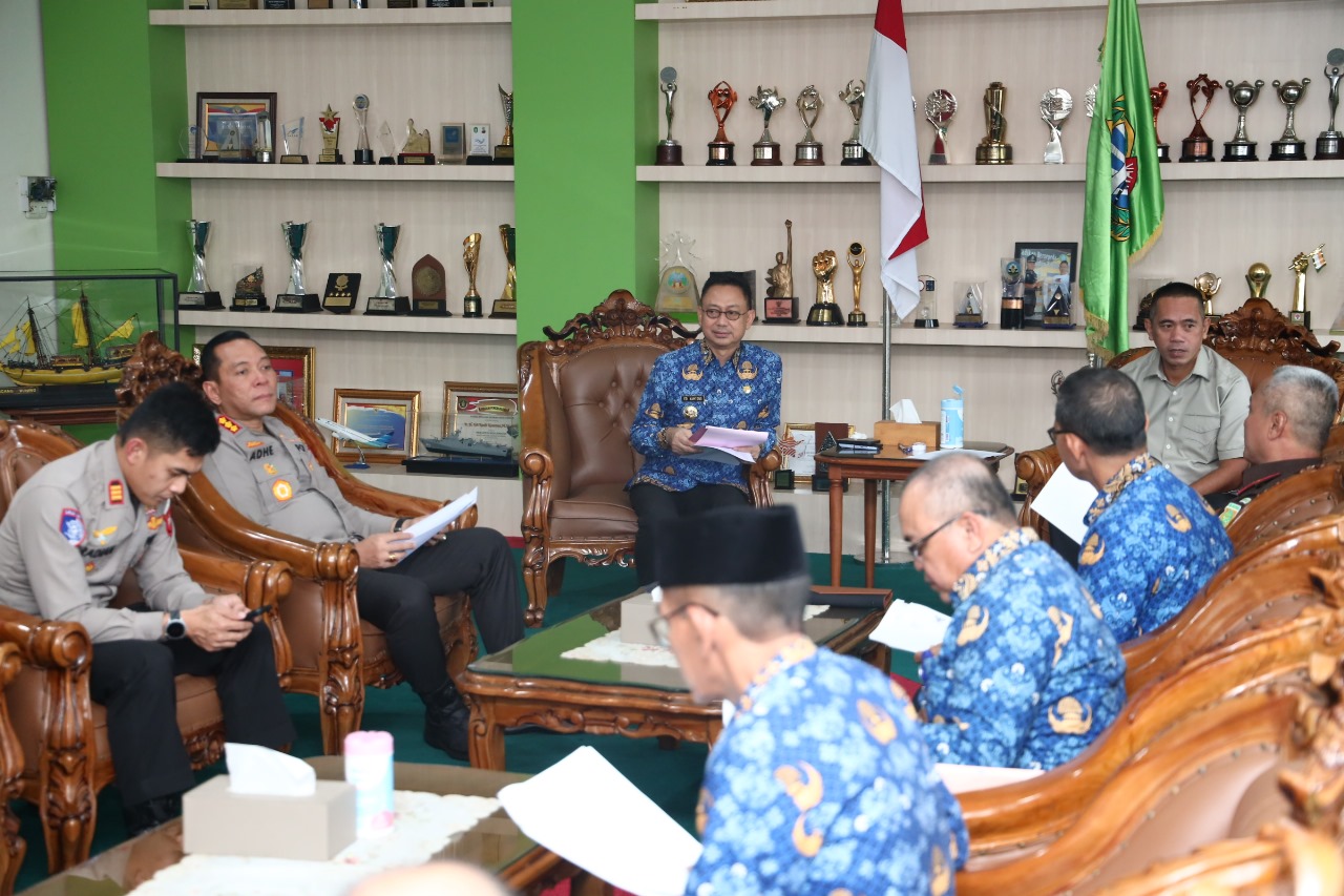 Antisipasi Arus Mudik Lebaran, Wali Kota Gelar Rakor dengan Forkopimda   P