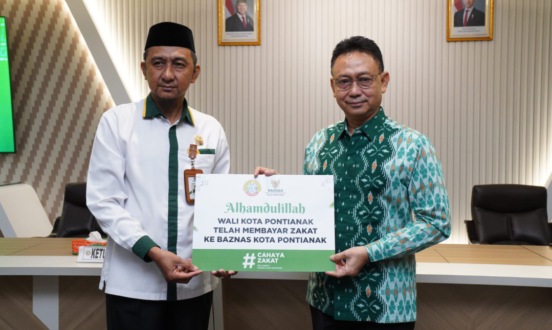 Baznas Kota Pontianak Gelar Program Teladan Pemimpin Membayar Zakat