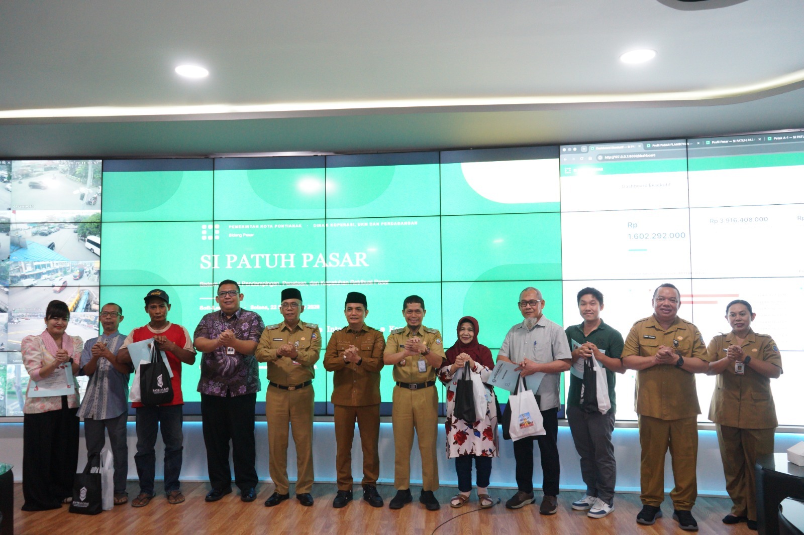 SI PATUH PASAR Mulai Diperkenalkan, Pontianak Perkuat Pengelolaan Retribusi Pasar