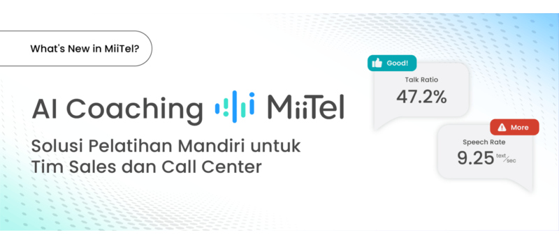 AI Coaching MiiTel: Solusi Pelatihan Mandiri Sales dan Call Center