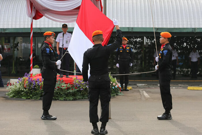 KAI Daop 1 Jakarta Peringati Hari Kebangkitan Nasional ke-117 Apel Gelar Pasukan