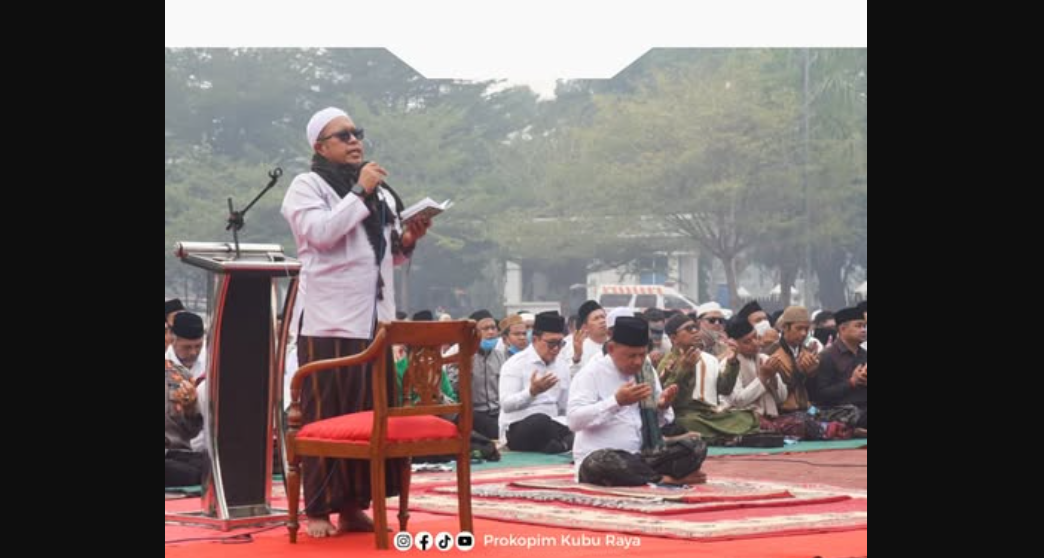 Pemkab Kubu Raya Gelar Salat Istisqa, Bupati Sujiwo Ajak Bersabar dan Berdoa