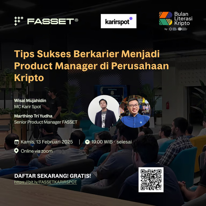 Kripto Makin Naik Daun, Fasset dan KarirSpot Bedah Karier Menjadi Product Manager di Industri Kripto