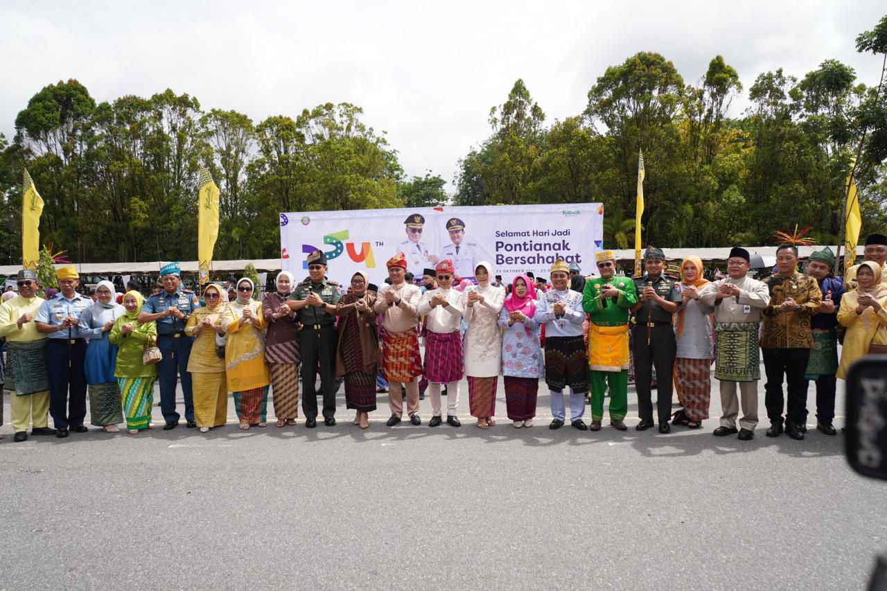 Pontianak Rayakan Hari Jadi ke-254, Wako Edi Kamtono Ajak Warga Jaga Budaya dan Kebersamaan