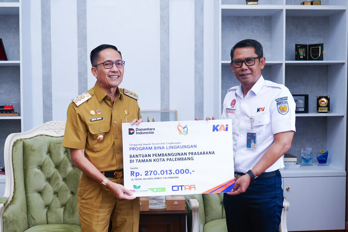 KAI Divre III Palembang Salurkan Bantuan CSR Sebesar Rp 520 Juta untuk Dukungan Sosial dan Infrastruktur Publi