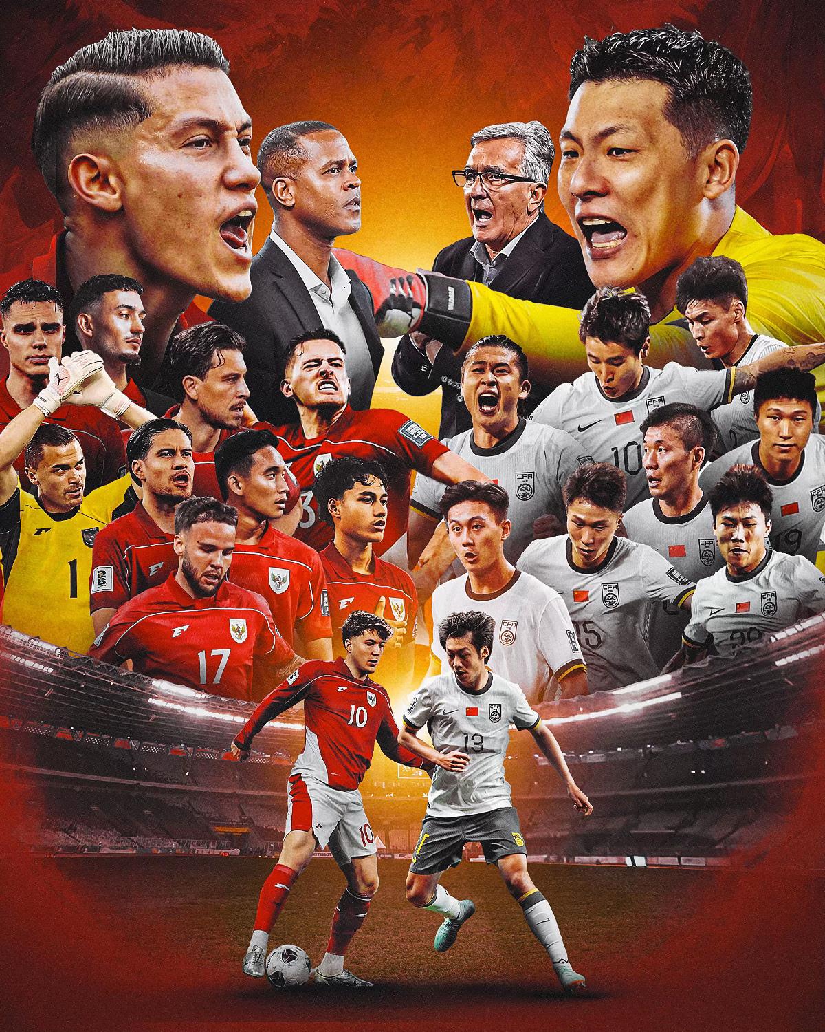 Berikut Link Live Streaming Indonesia vs China di Kualifikasi Piala Dunia 2026