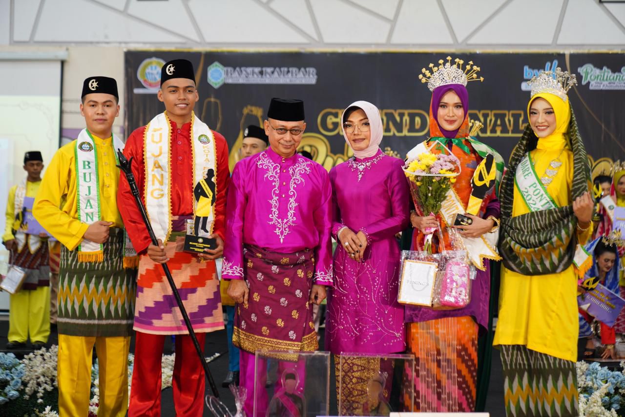 Adrian Putra Ramadhan dan Diva Aurelia Dinobatkan Bujang Dare Pontianak 2025