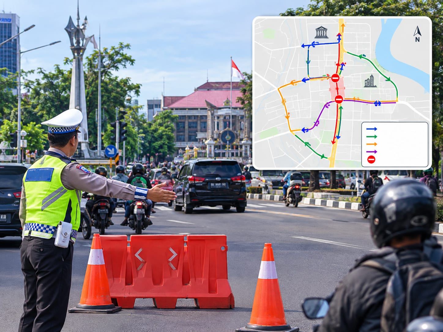 Rekayasa Lalu Lintas Pontianak 22 Oktober 2026, Ini Rute Pengalihannya