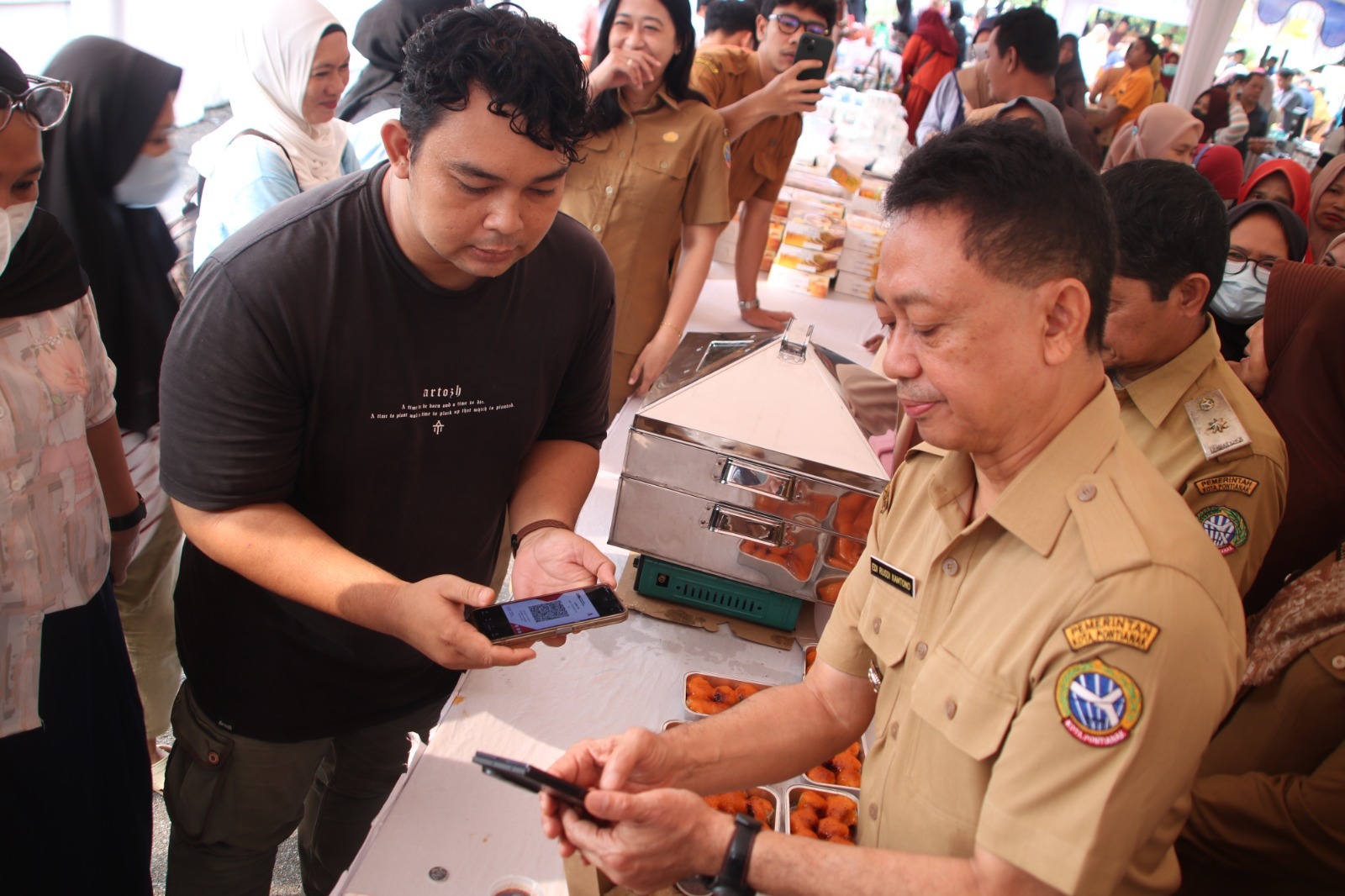 QRIS Makin Memasyarakat di Pontianak, Merchant Tumbuh 12,89 Persen pada 2025
