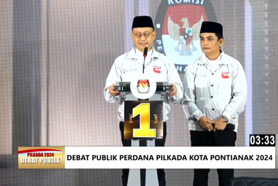 Unjuk Prestasi dan Keberhasilan di Debat KPU, Edi-Bahasan Siap Lanjutkan Kemajuan Pontianak