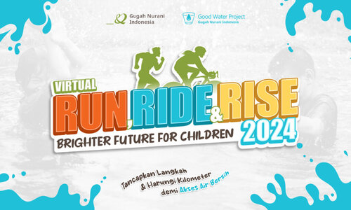 Yayasan Gugah Nurani Indonesia Sukses Menggelar Acara Olahraga Virtual: Run, Ride, And Rise 2024