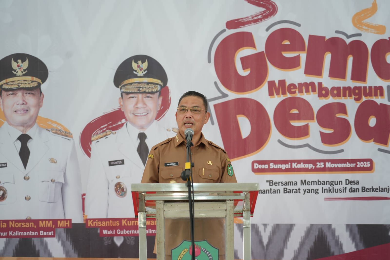 Ria Norsan Luncurkan Program Gema Membangun Desa, Strategi Pembangunan Tepat Sasaran