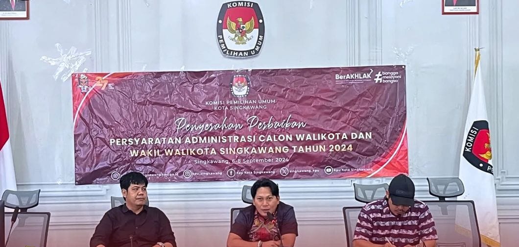 Catat! Ini Dia Tanggal Penetapan Pasangan Calon Walikota dan Wakil Walikota Singkawang