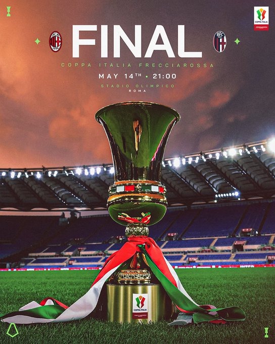 Live Streaming Final Coppa Italia 2025: AC Milan vs Bologna, Tayang di TVRI