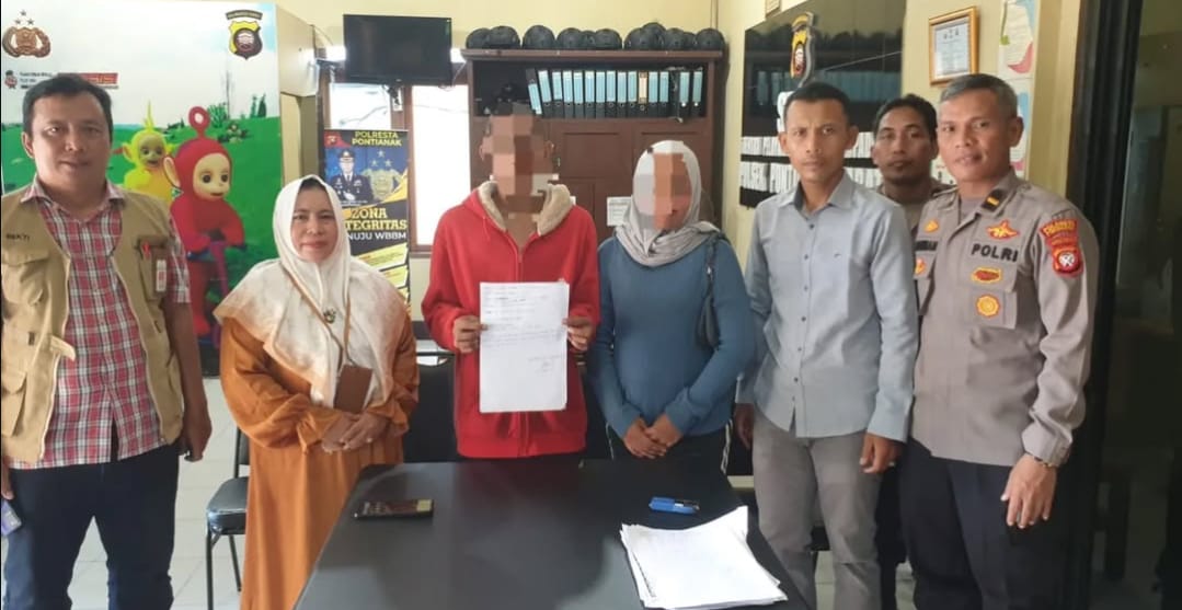 Polsek Pontianak Barat dan KPAD Berikan Edukasi kepada Orang Tua Remaja yang Terlibat Tawuran