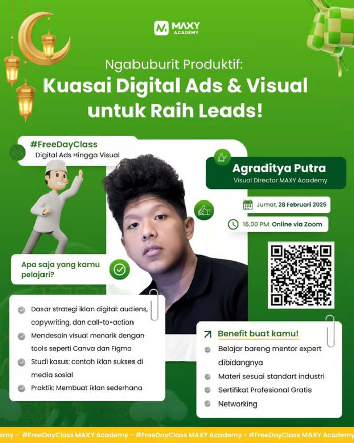 MAXY Academy Ajak Generasi Muda Belajar Digital Ads dan Desain Visual Gratis