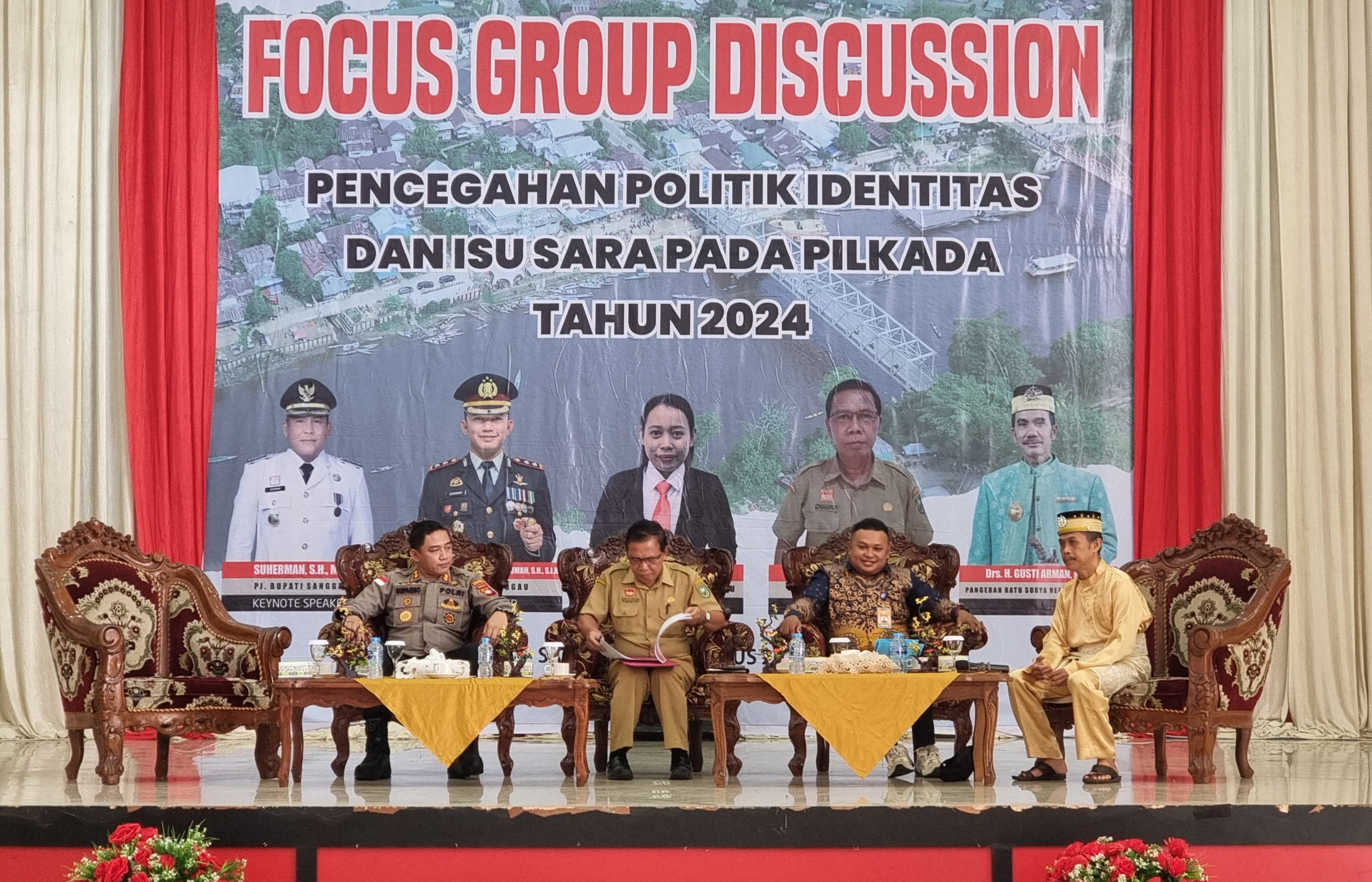 Focus Group Discussion Dalam Rangka Pencegahan Politik Identitas pada Pilkada Sanggau Tahun 2024