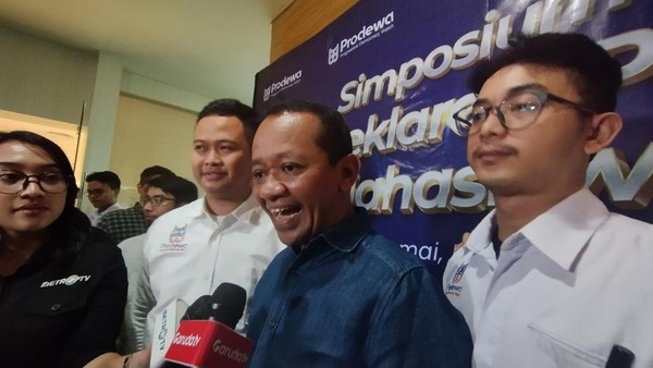 Prabowo-Gibran Mendominasi, Bahlil Ajak Tudingan Kecurangan Dilaporkan ke Bawaslu