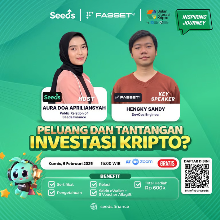 Dukung Bulan Literasi Kripto 2025, Fasset dan SEEDS Finance Ajak Masyarakat Pahami Investasi Kripto