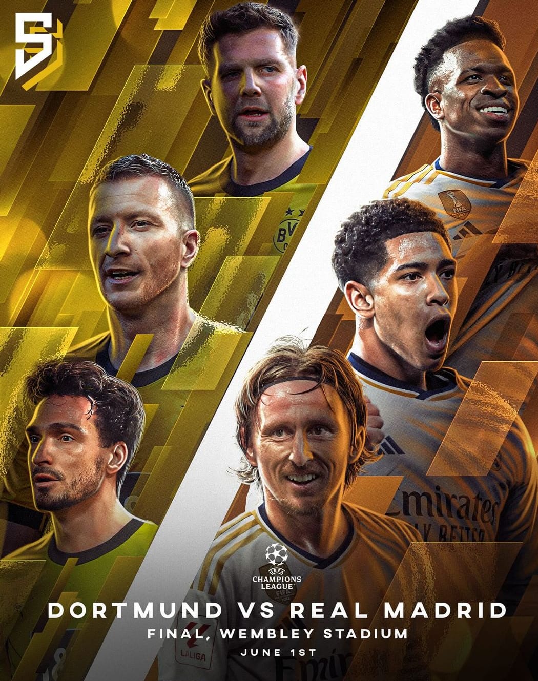 Head to Head Borussia Dortmund vs Real Madrid