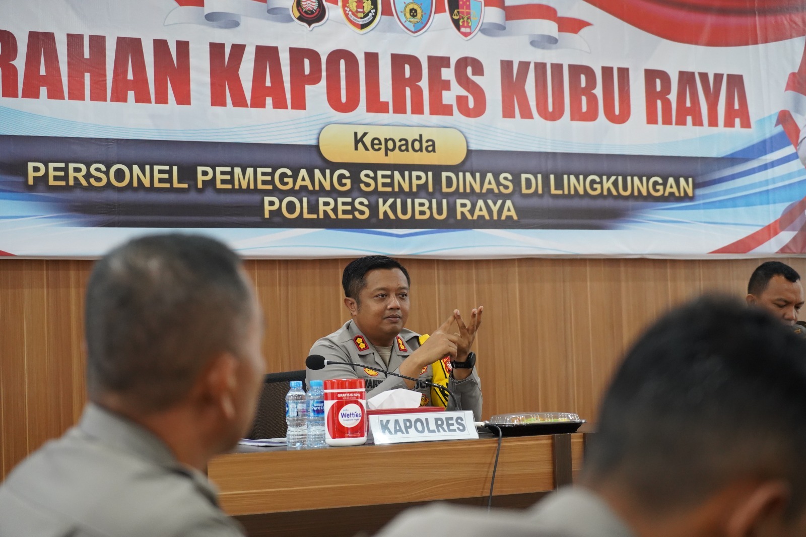 Cegah Penyalahgunaan, Polres Kubu Raya Gelar Evaluasi Pemegang Senpi