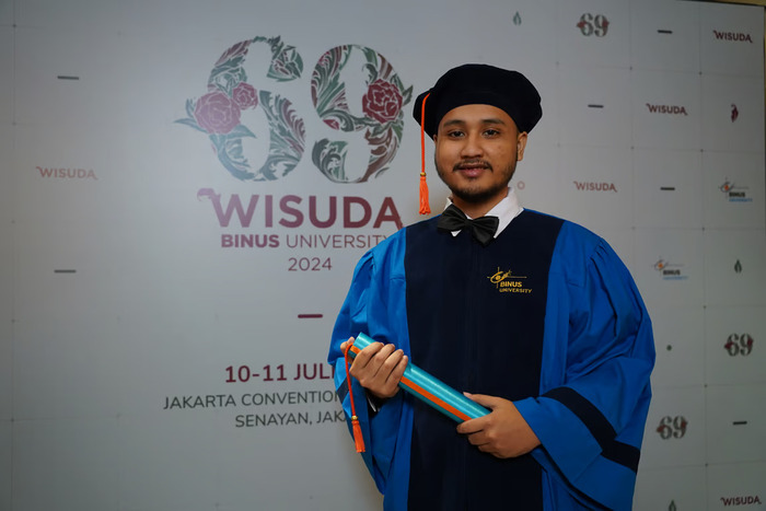 Menyentuh Garis Finish di BINUS UNIVERSITY, Raihan Buktikan ADD Bukan Penghalang