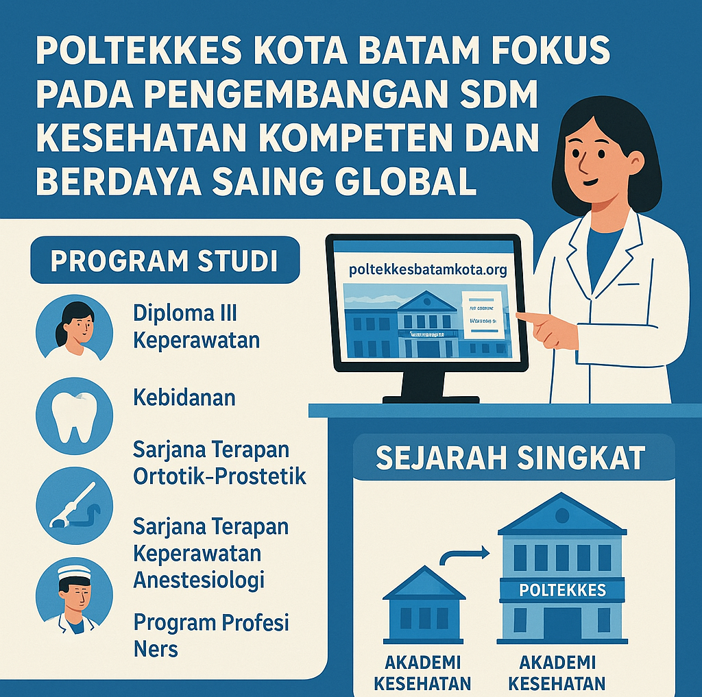 Poltekkes Kota Batam Fokus pada Pengembangan SDM Kesehatan Kompeten dan Berdaya Saing Global