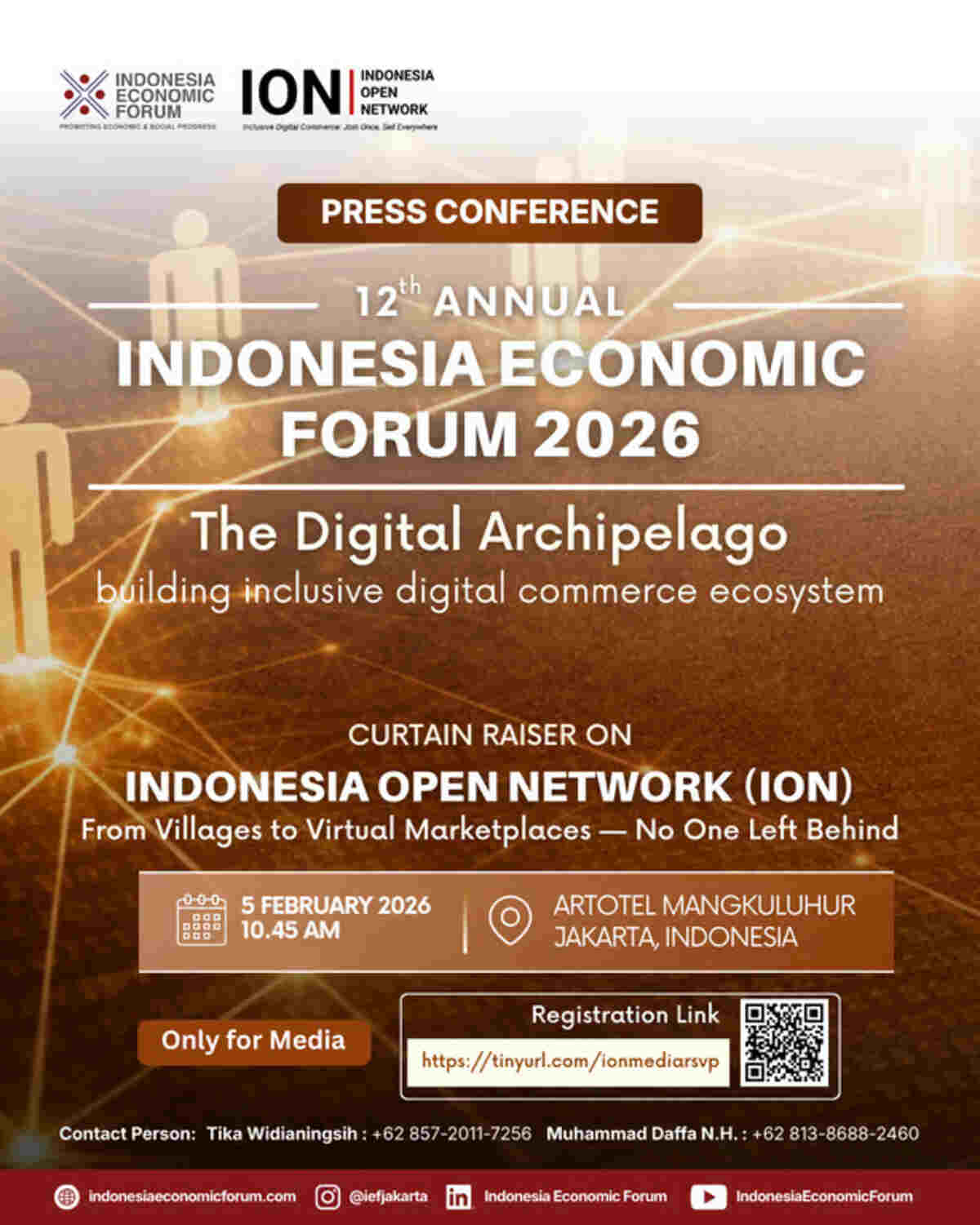 IEF Gelar Curtain Raiser Indonesia Open Network (ION), Satukan Pemerintah dan Pemimpin Digital Global untuk Pe