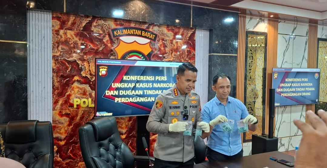 Kasus Narkoba Pontianak: Polisi Amankan 1.562 Butir Ekstasi Siap Edar di Kampung Beting