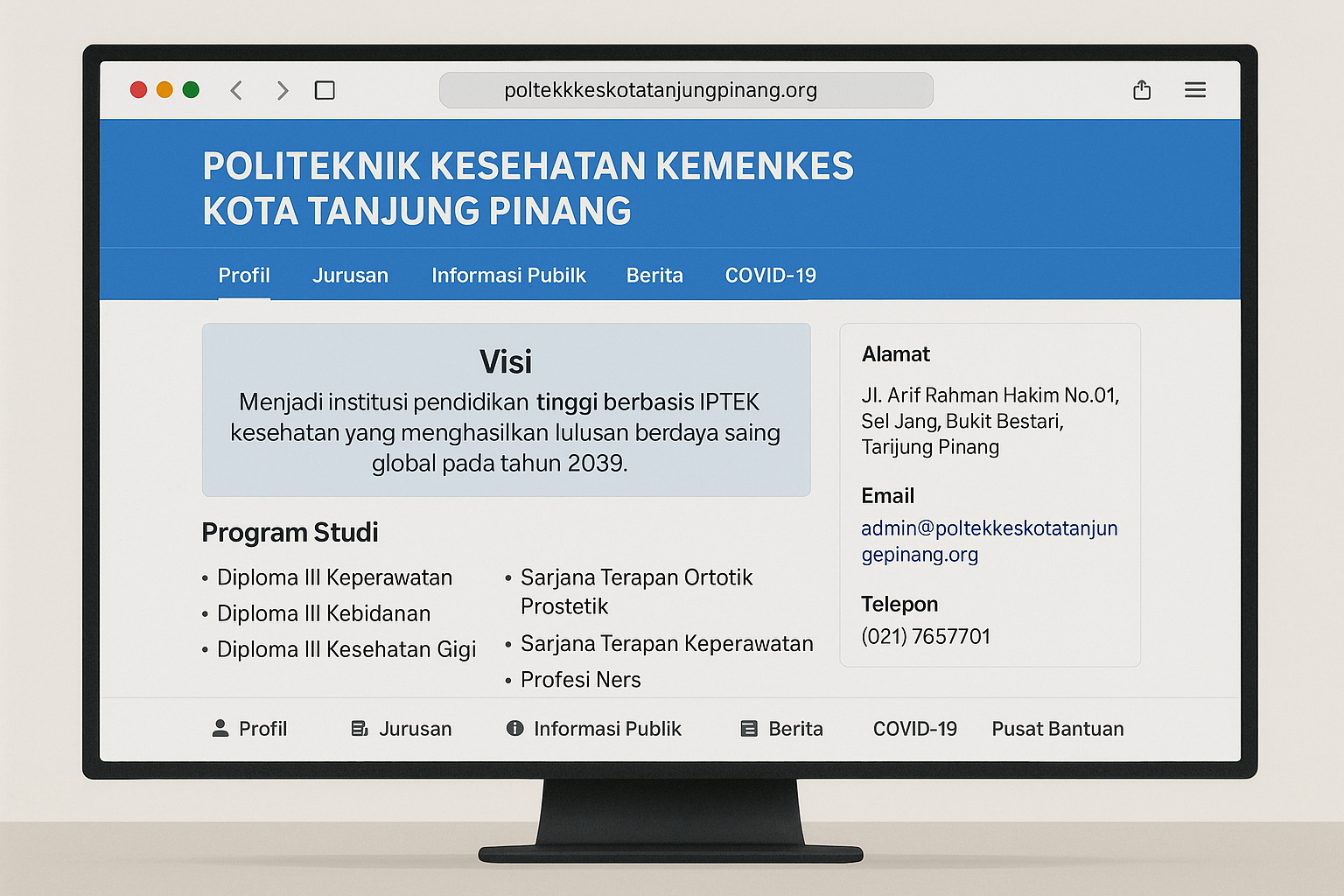Poltekkes Kota Tanjung Pinang: Wadah Unggul Pendidikan Kesehatan di Kepulauan Riau