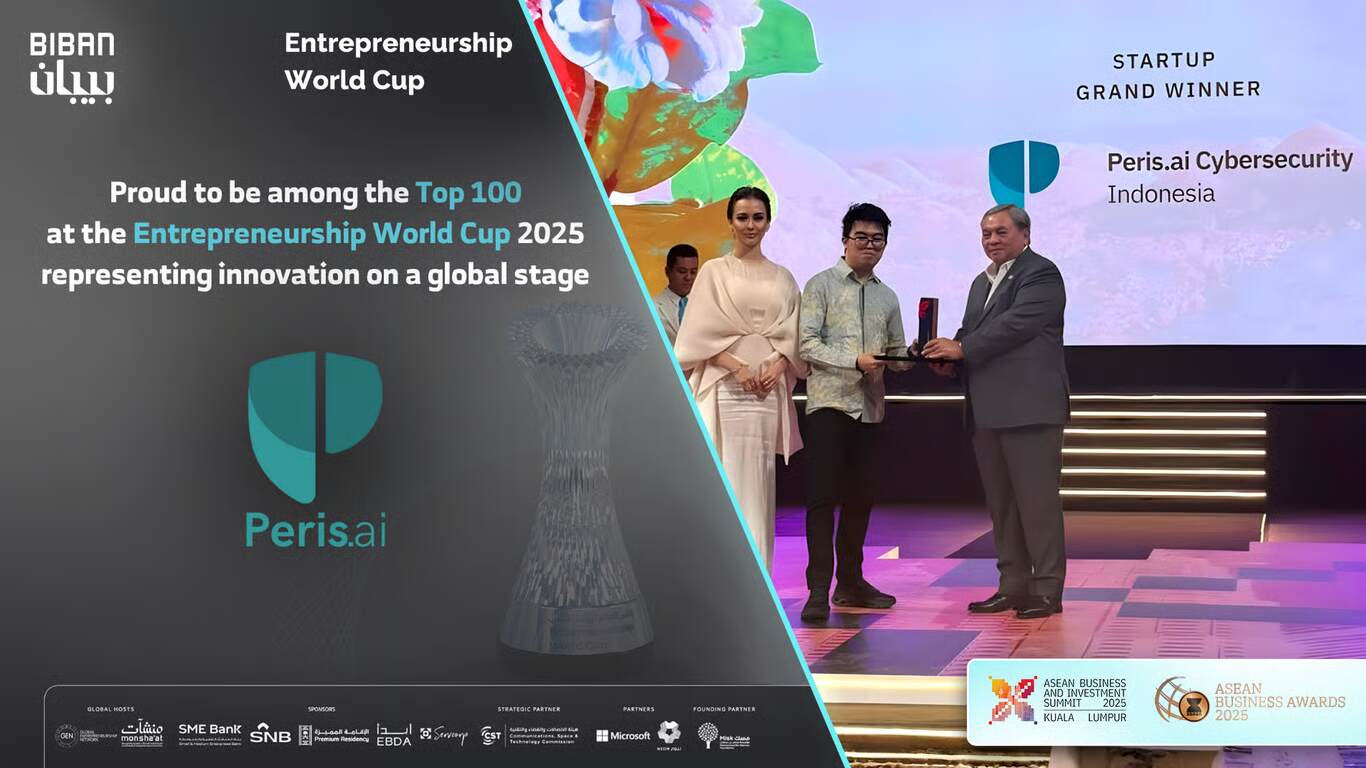 Peris.ai Cybersecurity Raih Penghargaan ASEAN Award & Masuk 100 Startup Global EWC 2025