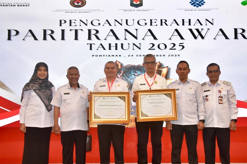 Pemkab Kubu Raya Raih Paritrana Award Tingkat Provinsi Kalbar 2025