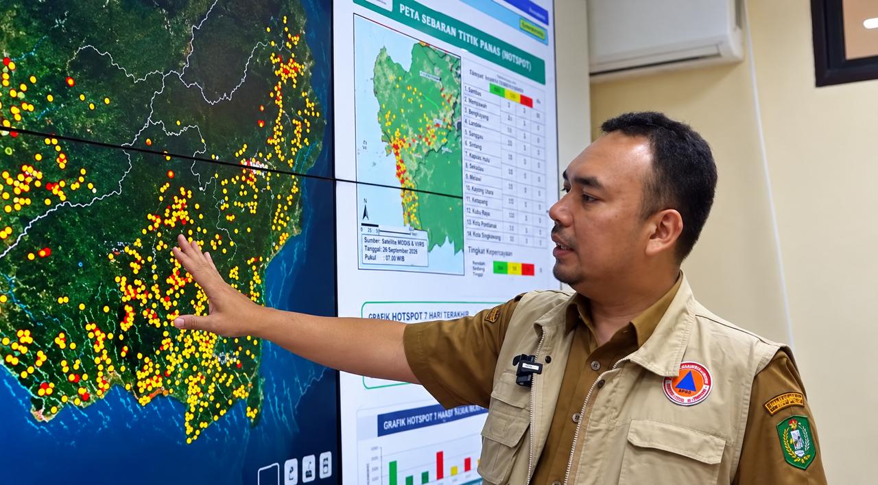 94 Laporan Karhutla sudah Ditangani, BPBD Kalbar Tetap Waspadai Potensi Api Kembali Muncul