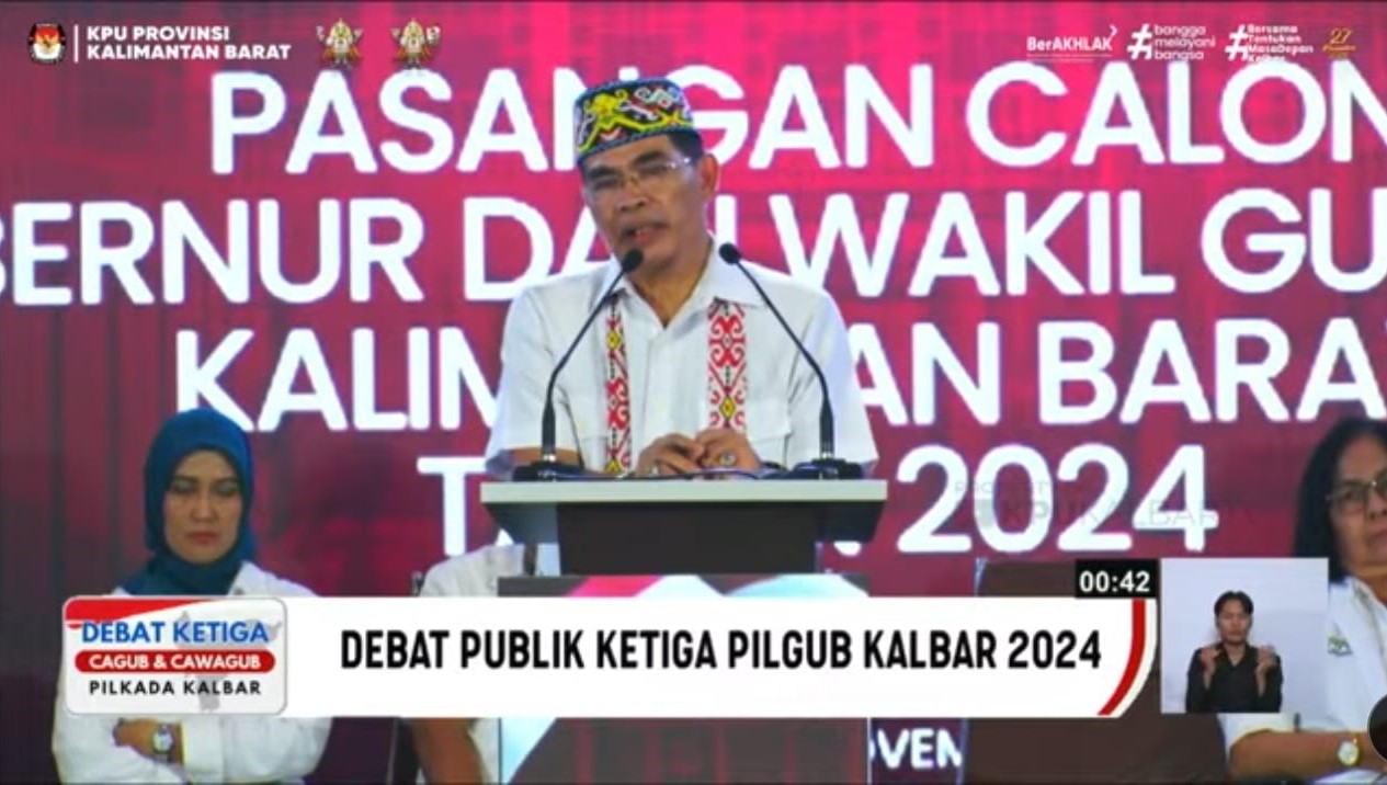  Jakius Sinyor di Debat Pilkada Kalbar: Transparansi & Ketaatan Hukum Kunci Tata Kelola Pemerintahan yang Baik