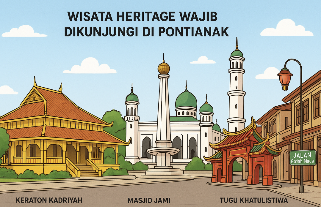 Deretan Tempat Wisata Heritage di Pontianak yang Wajib Dikunjungi Wisatawan