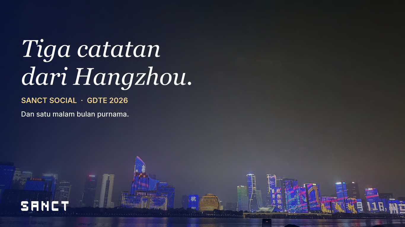 Tiga Catatan Hangzhou: Startup, Antarkota, dan Bulan Purnama