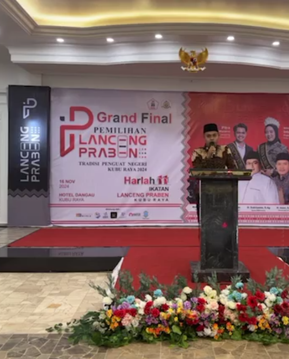 Syahrus Siam Sampaikan Sambutan Inspiratif dalam Pemilihan Lanceng Praben Kubu Raya