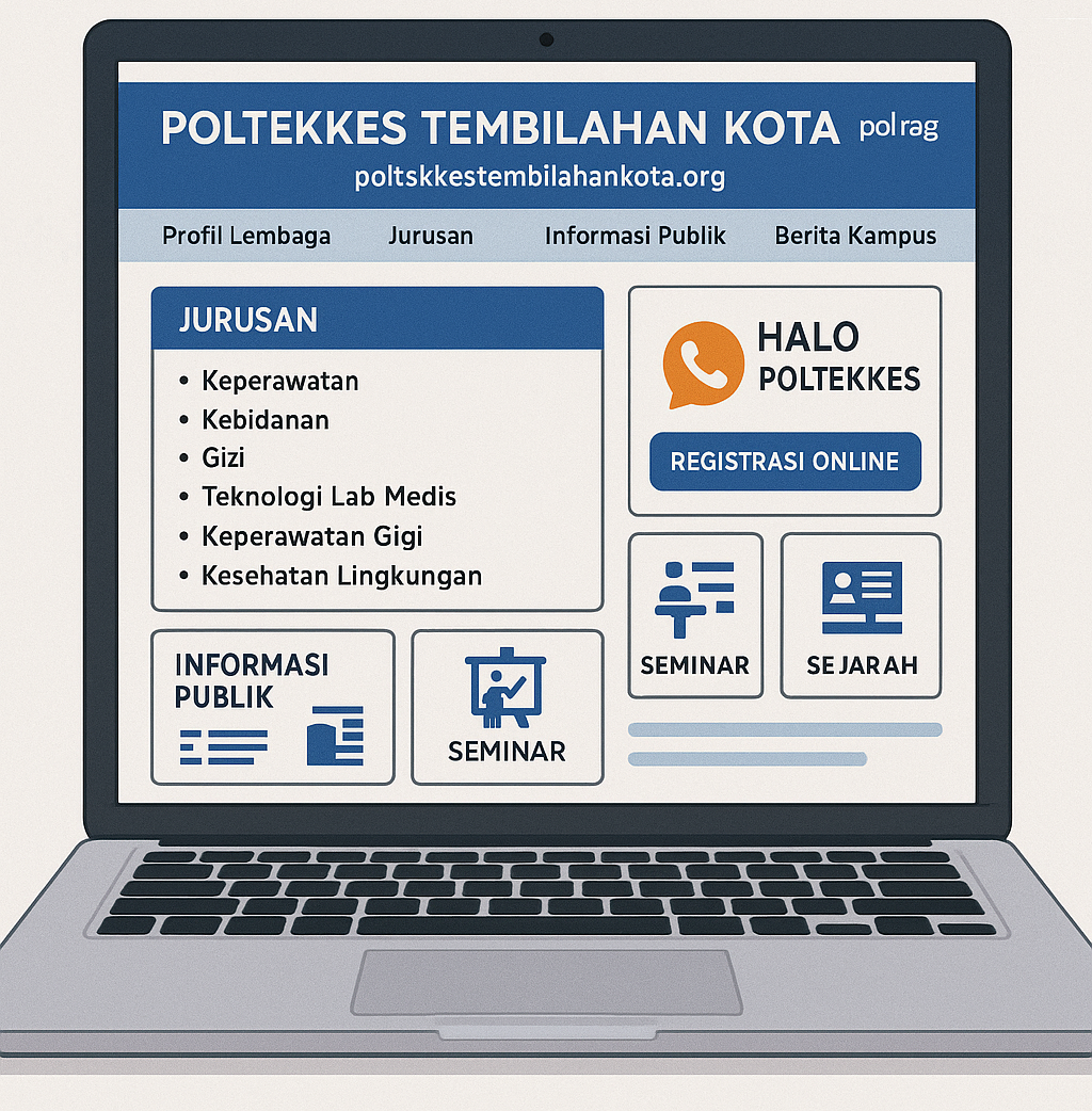 Poltekkes Tembilahan Kota Tingkatkan Pelayanan Vokasi Kesehatan melalui Situs Resmi