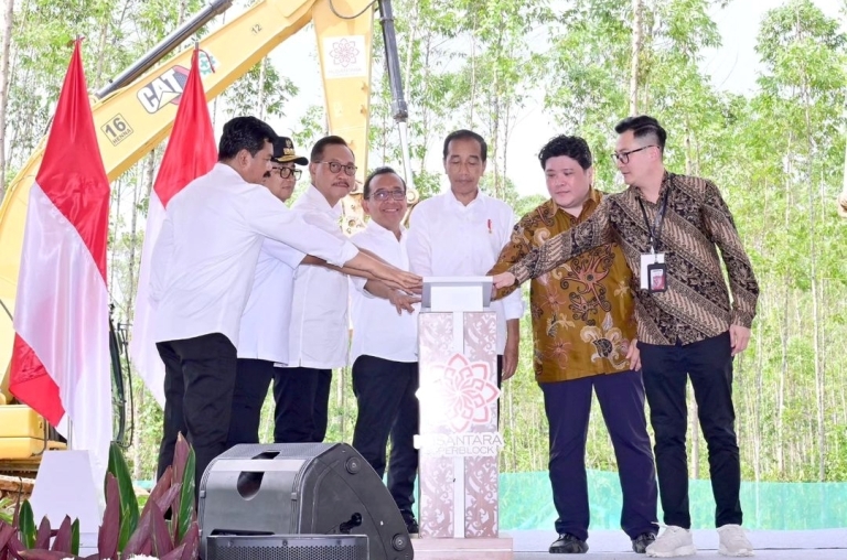 Presiden Jokowi Groundbreaking Memorial Park IKN, Menghormati Para Pahlawan dan Pendiri Bangsa