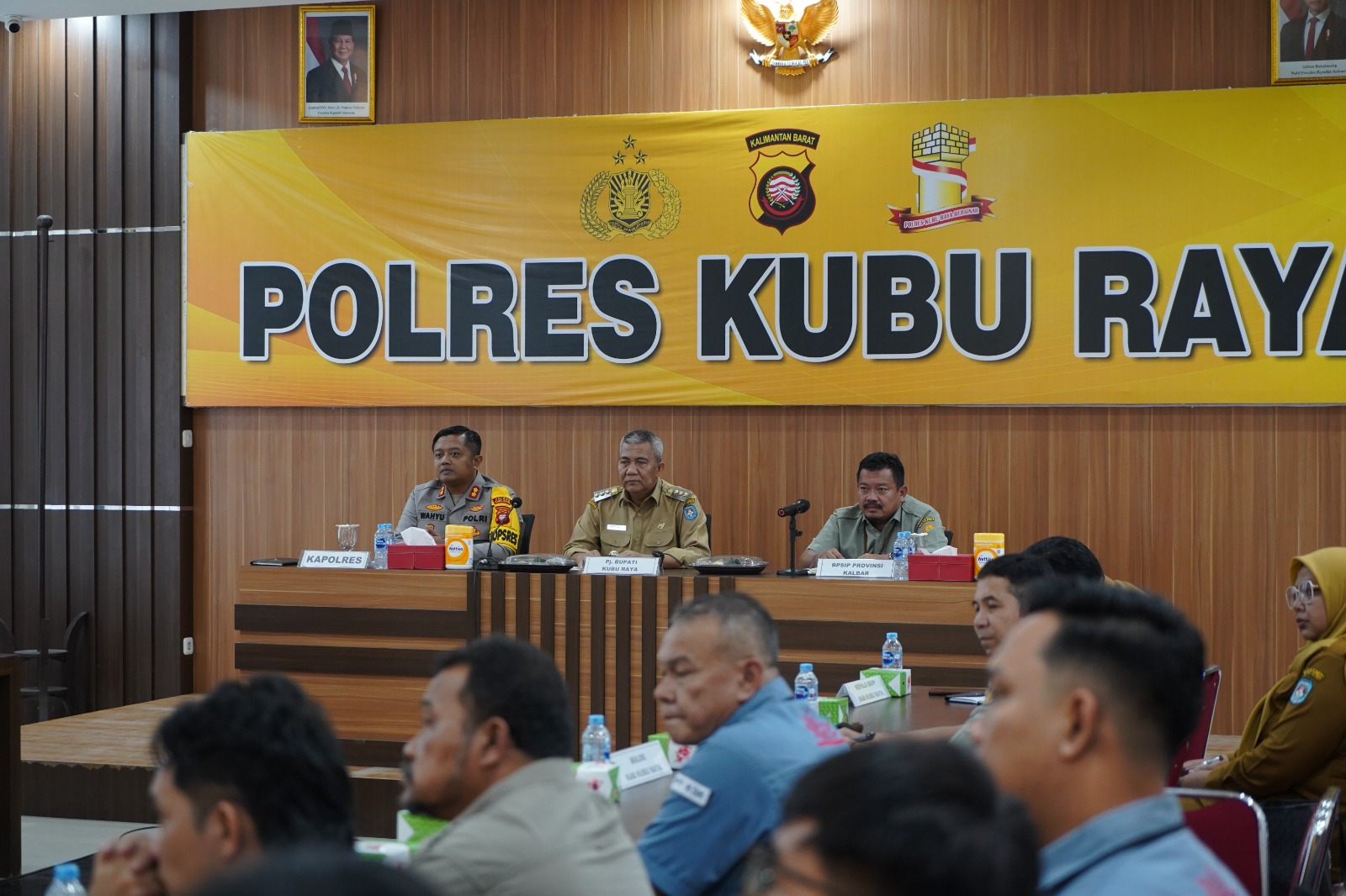 Pj Bupati dan Kapolres Kubu Raya Hadiri Rakor Ketahanan Pangan Bersama Kementan RI dan Polri