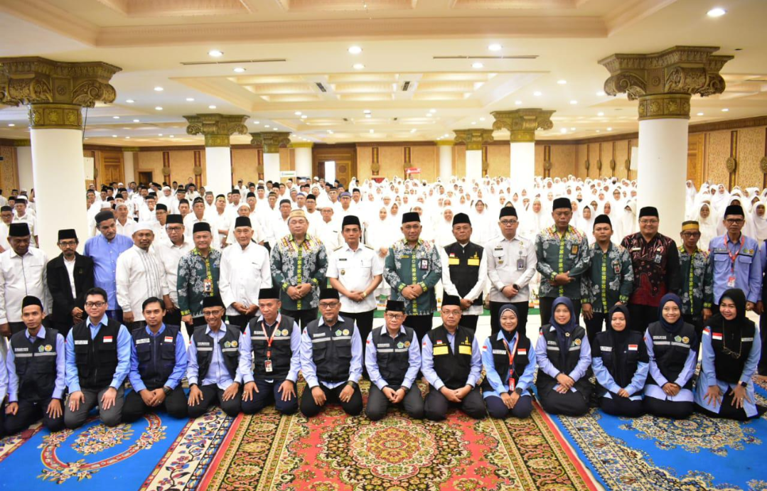 621 Jemaah Calon Haji Pontianak Ikuti Manasik Massal di Masjid Mujahidin