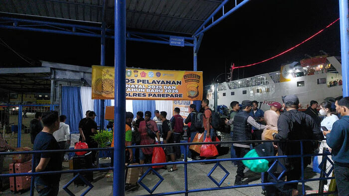 Pelabuhan Parepare Layani Puluhan Ribu Penumpang Selama Nataru